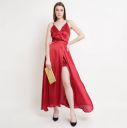 miss haute Women Fit and Flare Maroon Dress...