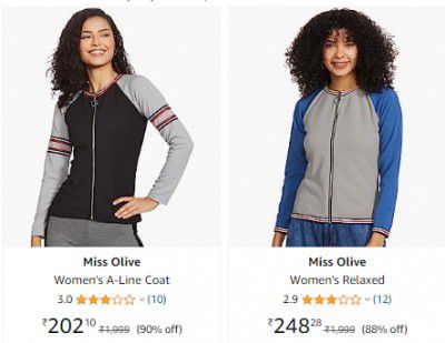 Miss Olive Women Jackets Upto 90% Off