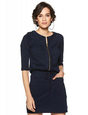 Miss Olive Womens Cotton Shift Mini Dress