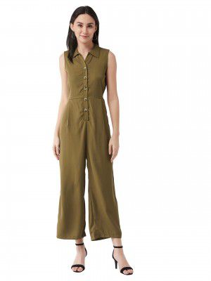 Miss Olive Womens Polyester A-Line Midi Dress