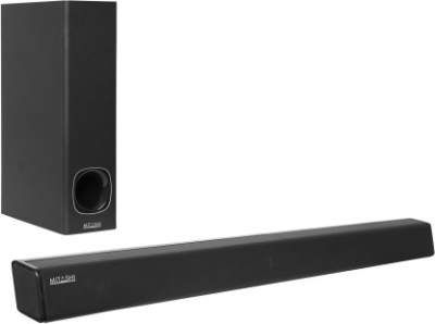 Mitashi SB 5280 BT 80 W Bluetooth Soundbar (Black, 2.1 Channel)