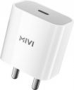 Mivi 3 A Wall Charger for Mobile with Detachable Cable  (White, Cable Included)...