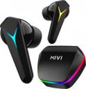 Mivi Commando Z7,13mm Drivers Bass,50H Playtime,Dual Mic Ai ENC,35ms Low Latency ,5.3 Bluetooth Headset  (Black, True Wireless)...