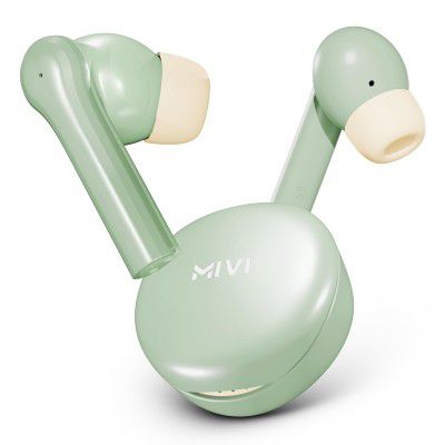 Mivi DuoPods Horizon TWS Earbuds, 60H Playtime, 13mm Bass Drivers, AI-ENC HD Calls