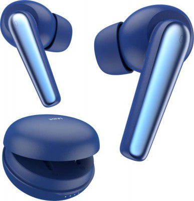 Mivi DuoPods K5 TWS Earbuds Metallic Finish, HD calling, AI ENC, 50H playtime (Cobalt Blue, True Wireless)