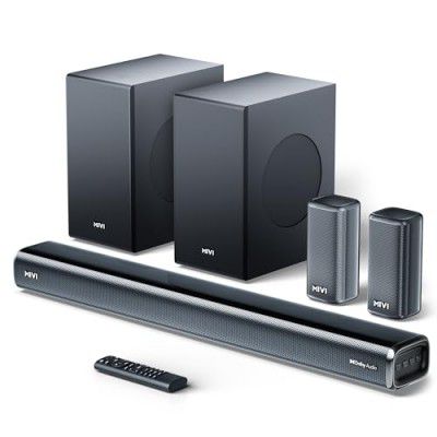 Mivi Fort H880 Soundbar, 880W Dolby Audio, 5.2 Channel with Dual Subwoofers