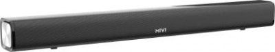 Mivi Fort S60 with 2 in-built subwoofers 60 W Bluetooth Soundbar  (Black, 2.2 Channel)