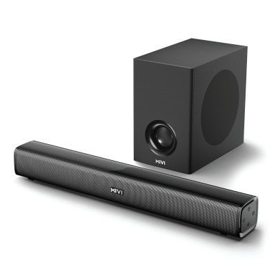 Mivi Nex 100 Sound Bar for Smart TV | 90W 2.1 Channel Home Theatre Speaker with Subwoofer