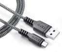 Mivi UC3BK-BK Khali Tough Micro USB Cable - 3.2 Feet (0.97 Meters) - (Black)...