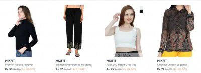 Mixfit Women Clothing Start @ 50