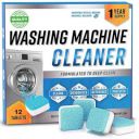 MIXOSA Washing Machine Cleaner Descaler 12 Pack (Washing Machine Cleaner Tablets - 12 Pack)...