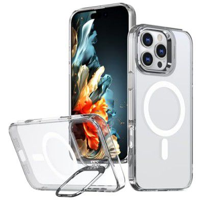 Mizi for iPhone 16 Pro Max 6.9inch 2024 Magnetic Case with Stand - Clear