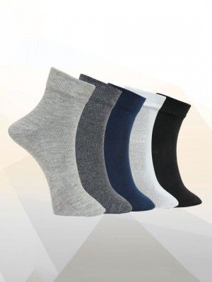 MJEUnisex Pack Of 5 Everyday Lightweight Ankle-Length Socks