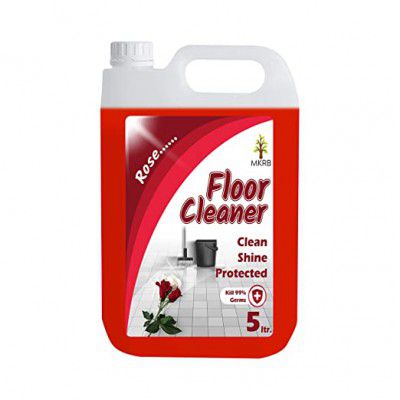 MKRB MALL Surface & Floor Disinfectant Cleaner Liquid, Rose I Removes Stains And Dust For Home & Office | 5 Ltr.