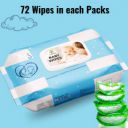 MKRB Soft Cleansing Baby Wet with Lid | Aloe vera  (72 Wipes)...