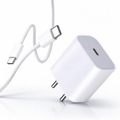 MMAK 20 Watt Adapter with Cable Wall Charger Compatible for Google Pixel 6