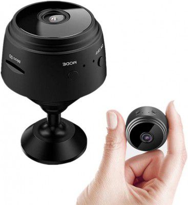 MMAK Mini Spy Wireless Video Audio Full HD 1080P CCTV WiFi Camera with Night Vision, Motion Detection, Supports Upto 64 GB Card not Included (Battery Operated)