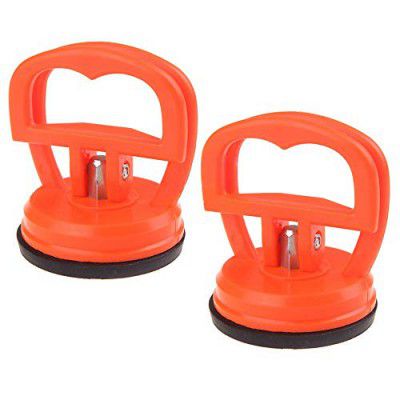 MMOBIEL Suction Cup 2 Pcs - Dent Puller - Precision Dent Remover for Car Repair/Heavy Duty Suction Cup for Glass Screen, LCD Repair, Lifting Tiles, Mirror, Granite and more Till 12 KG