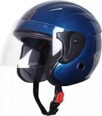 MMW ACTIVE NO. 1 Motorbike Helmet (Blue) Open Face Helmet Motorbike Helmet (Blue)