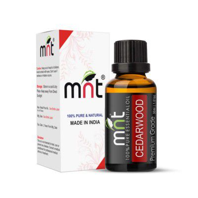 MNT Cedarwood Essential Oil 100% Pure, Natural & Therapeutic Grade for Skin, Hair & Aromatherapy (30ML)