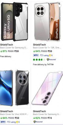 Flipkart: Mobile Cover Starts at Rs 88 | Upto 95% OFF