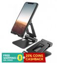 Mobile Holder Table and Bed Stand Adjustable 5 Steps FORDABLE for Universal Mobile...