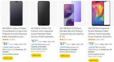Mobile Screen Protector Upto 95% Off | Starts At Rs 35