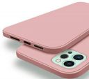 Mobistyle Soft Silicone Slim Matte Liquid Silicone TPU Shockproof Slim Back Cover Case for iPhone 12/12 pro (Pink)...