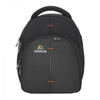 Mobius Focus Water Repellent Backpack Camera Bag for DSLR (Tripod Holder, Black)