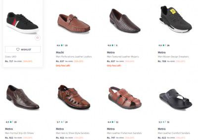 MOCHI & METRO MEN'S FOOTWEARS Upto 85% OFF
