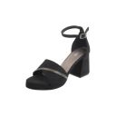 Mochi Women Denim Block Heel Comfortable Stylish Casual Sandals...