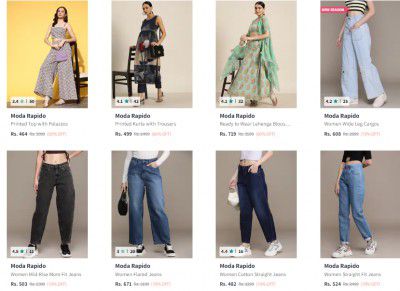 Upto 90% OFF - Moda Rapido Womens Clothing | Starts At Rs.69