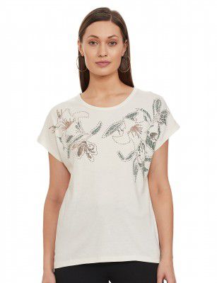 Mode by Red Tape Women's Cotton Blend Relaxed Fit Blouse