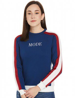 Mode By Red Tape Women's Cotton Crew Neck Sweatshirt