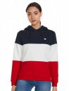 Mode By Red Tape Women's Cotton Hooded Neck Sweatshirt (MHE0004_Midnight Blue_M_Midnight Blue_M)...