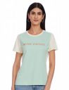 Mode By Red Tape Women's Printed Regular T-Shirt (MAT0606_Lime Green XL)...
