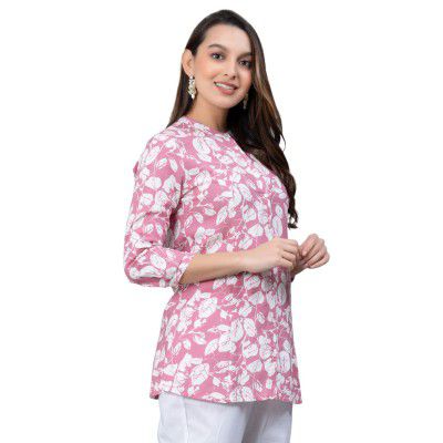 Mode Women's Regular Fit Blouse (MFB0143_Pink