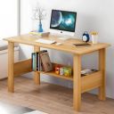 Modern Wooden Computer Desk, Sleek Minimalist Design, Versatile Workstation, Eco-Friendly...