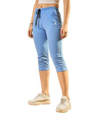 Modeve ® Women Striped Cotton Blend Capri
