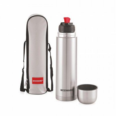 MODWARE Bullet DLX Stainless Steel Double Walled Insulated Vaccum Flask Water Bottle