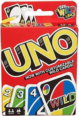 MOISH UNO Playing Cards Table fun Game for Kids (Multicolor UNO)