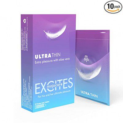 Mojocare Excites - Condoms Pack of 10 (Ultra Thin)