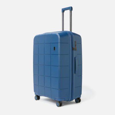 Mokobara Large Check-in Suitcase (76 cm) 8 Wheels - The Hovercraft Expandable Luggage - Blue