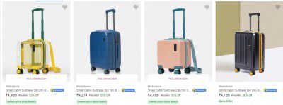 Flipakrt : Upto 71% OFF - Mokobara Suitcases