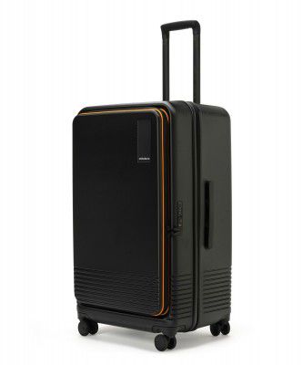 MOKOBARA The Access Trunk Expandable Luggage (Black and Yellow) H-77 cms Large