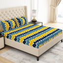 MollisHomes double bed bedsheet, Set of 1 Microfiber Bedsheet...