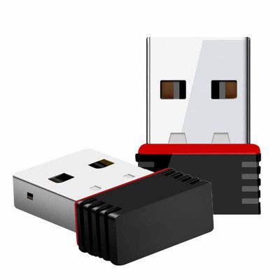 MOLOV WiFi USB Mini Adapter Supports 150 Mbps Wireless Data, Comes with Advanced Security WPA/WPA2 encryption Standards