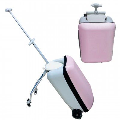 [Extra Rs 4249 OFF] MOM CARE Ride On Cabin Suitcase Hard Shell with Child Seat