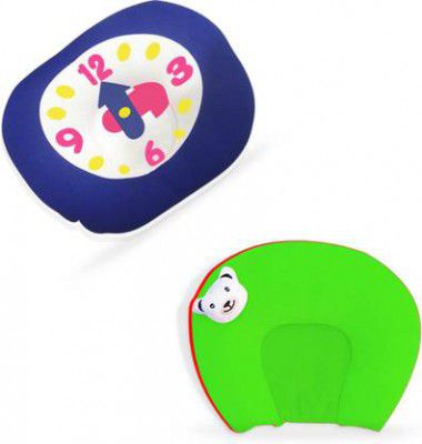 MOM & SON Mustard Seeds Solid Baby Pillow Pack of 2 