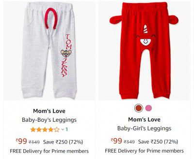 Mom's Love Baby-Boy's Leggings starting at ₹90